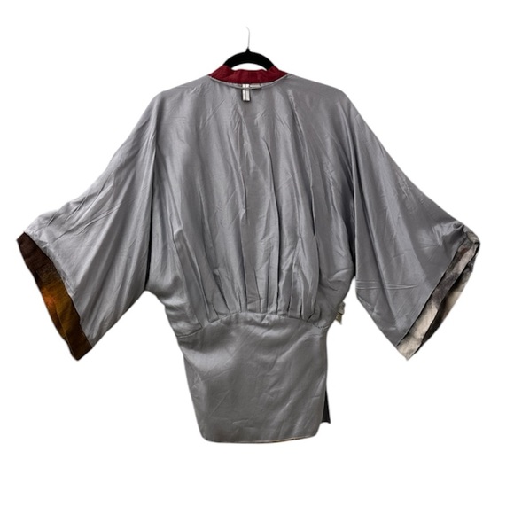 Anthropologie Sunfall BL-NK LONDON Watercolor Kimono Cardigan Boho Sz S - Picture 5 of 6